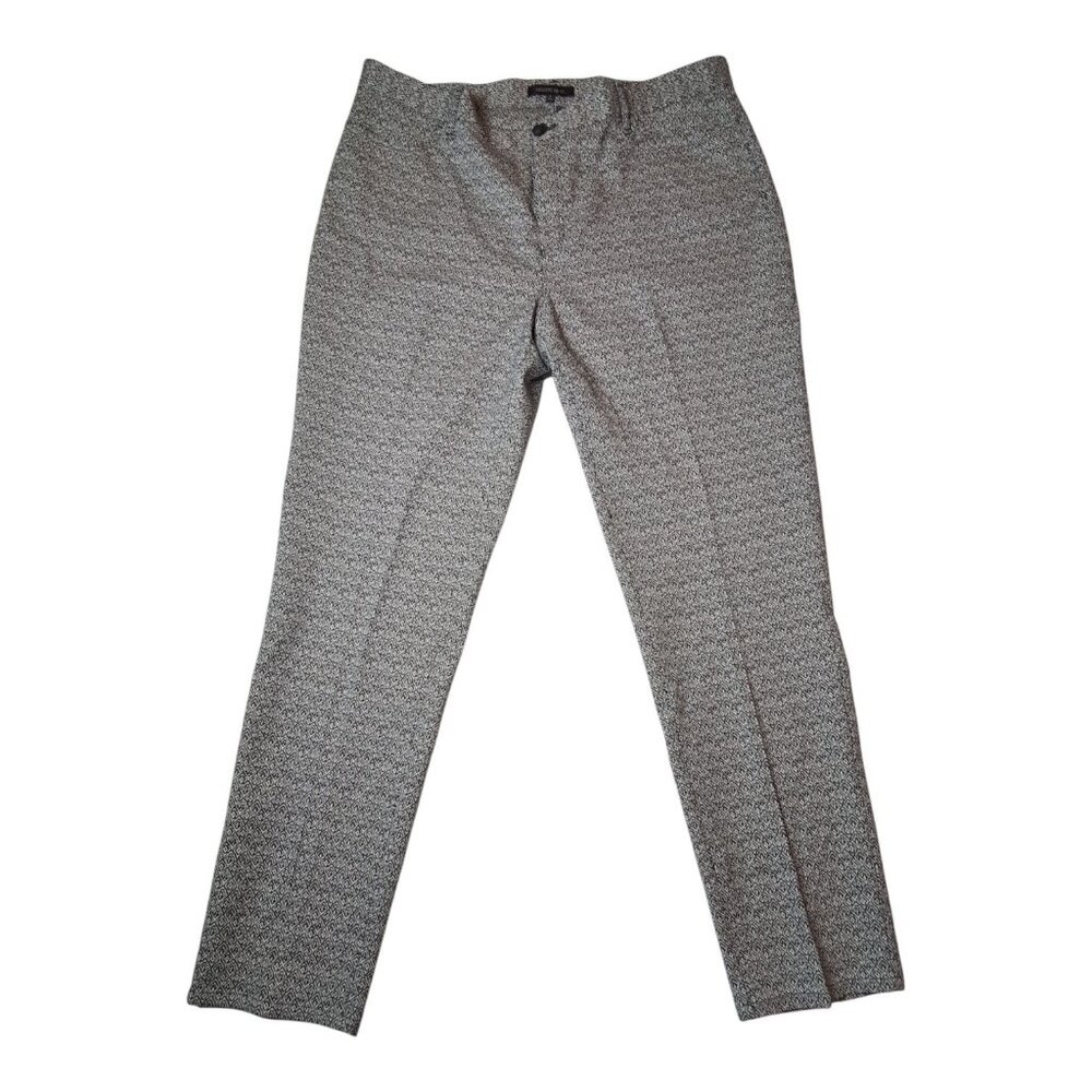 Lafayette 148 New York Patterned Pants Womens Size 16 Business Office Geometric